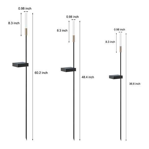 Unilamp Outdoor Solar Waterproof Reed Shaped Lights