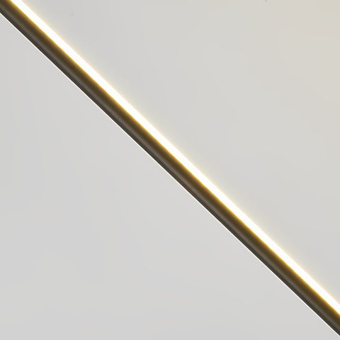 Long Strip Waterproof Black Solar Outdoor Floor Lamp - Unilamp