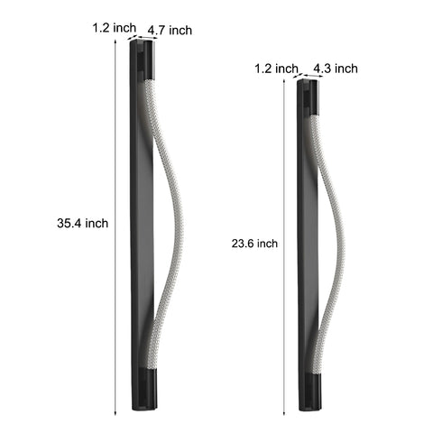 Unilamp Minimalist Flexible LED Metal Black Modern Wall Lamp