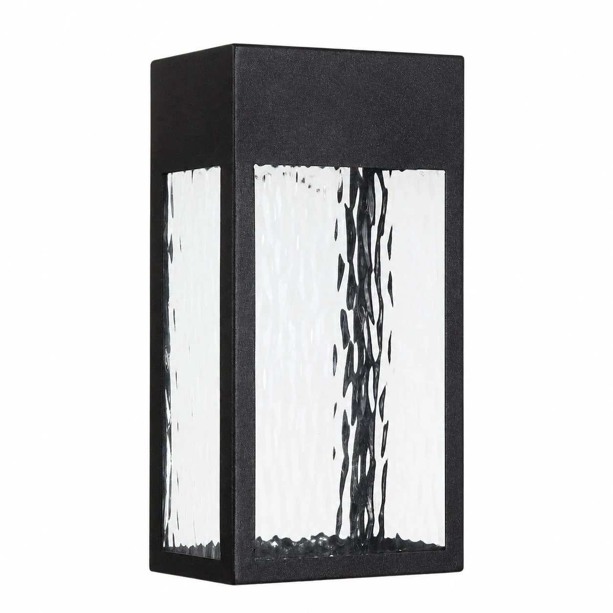 Matte black outdoor wall sconce