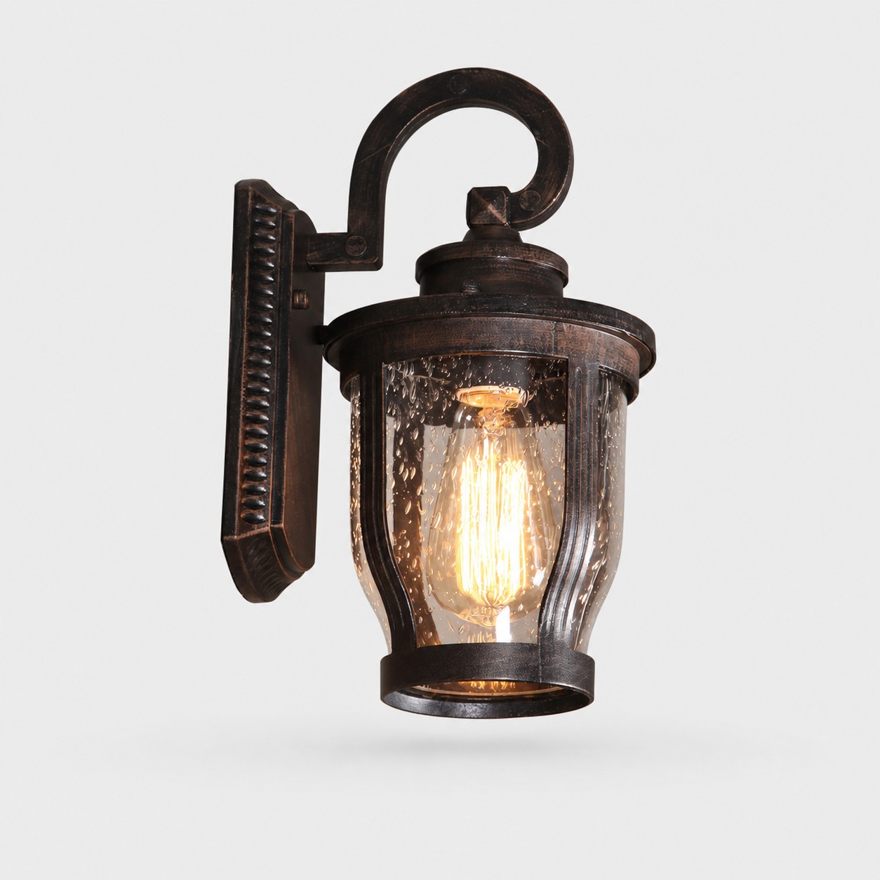 Antique Bronze finish outdoor wall sconce
