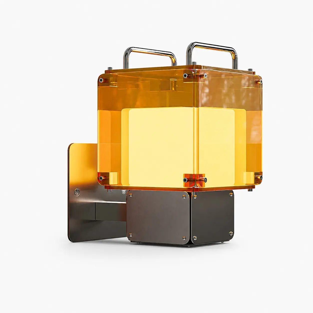 Amber modern wall light product view