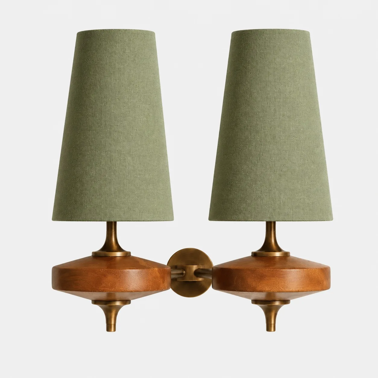 2 Heads / Sage Green