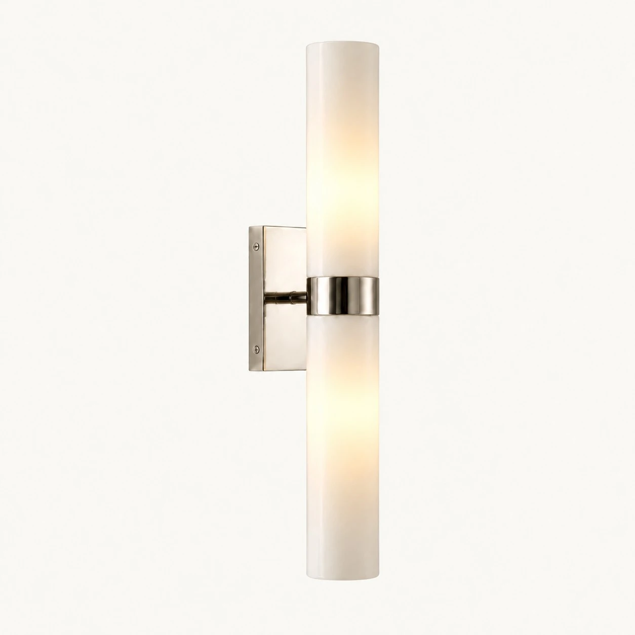 Marcellus Modern Alabaster Double Tube Wall Sconce — image 3