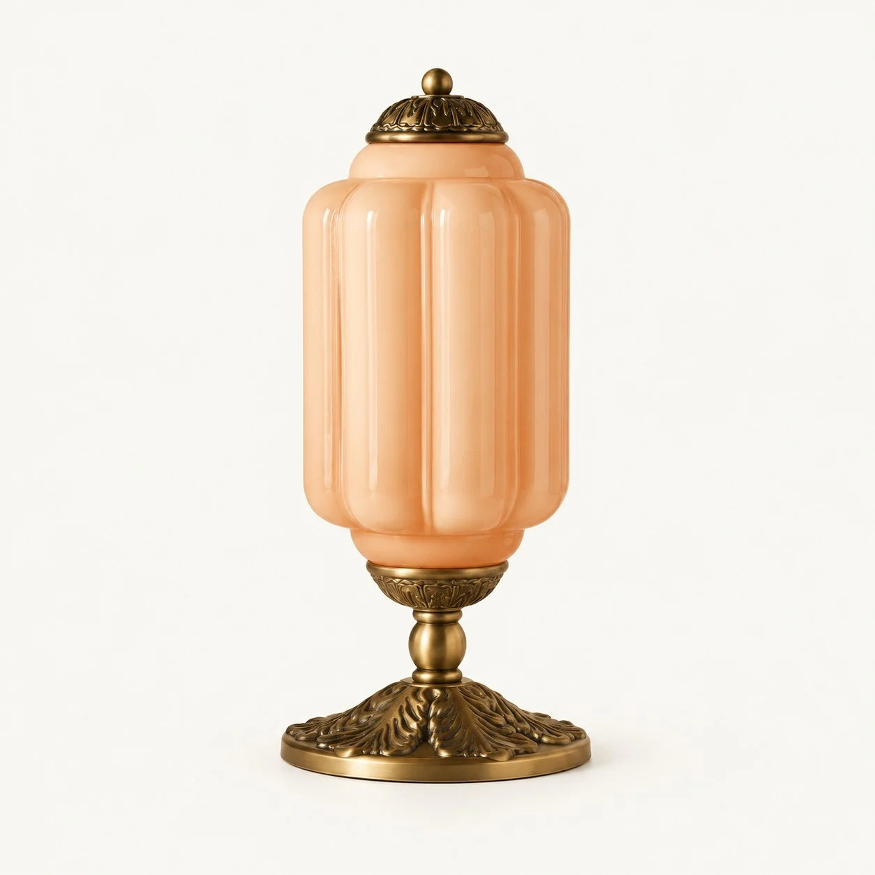 Eloise table lamp — Orange/Messing