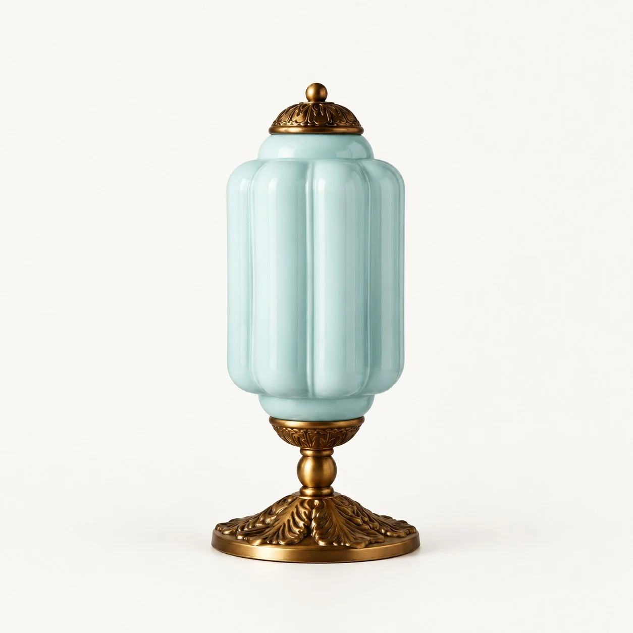 Eloise table lamp — Blau/Messing
