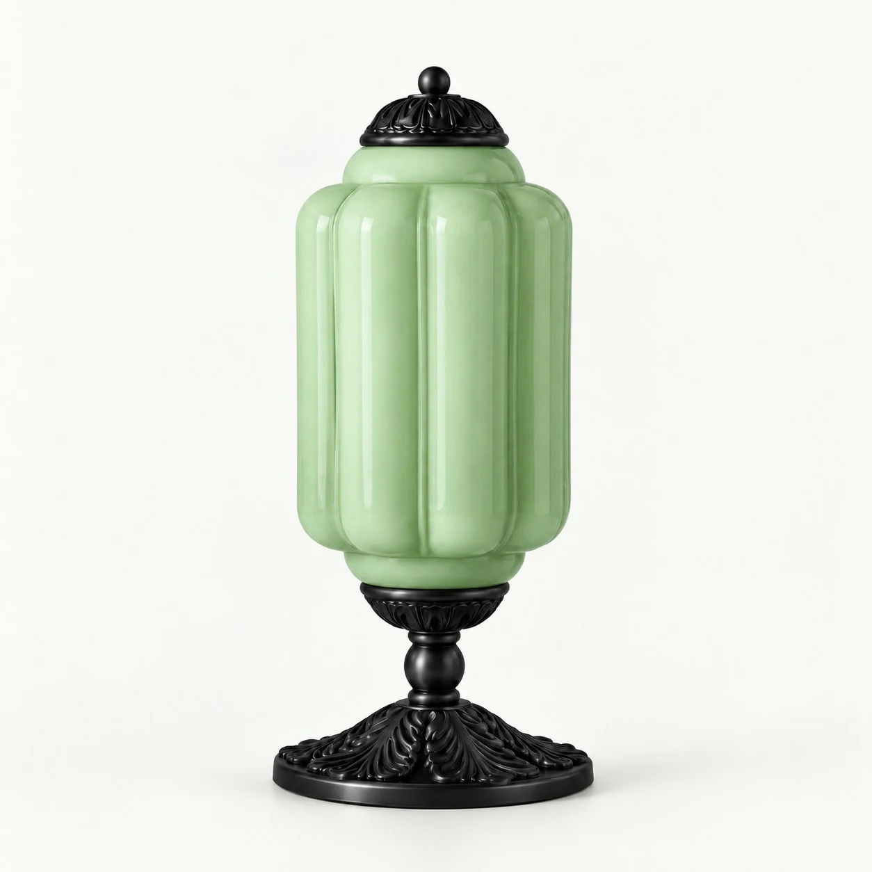 Eloise table lamp — Grün/Schwarz