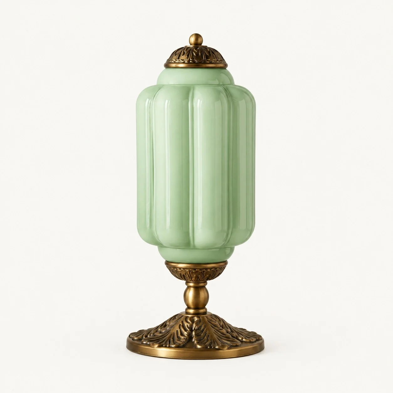 Eloise table lamp — Grün/Messing