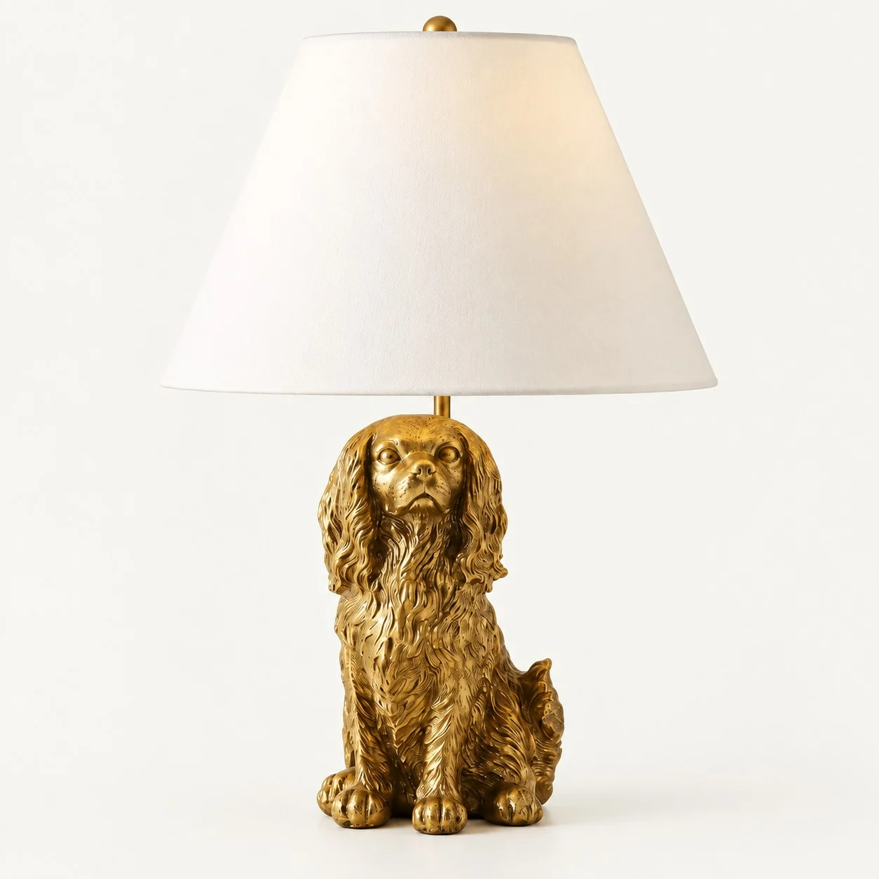 King Charles Cavalier table lamp