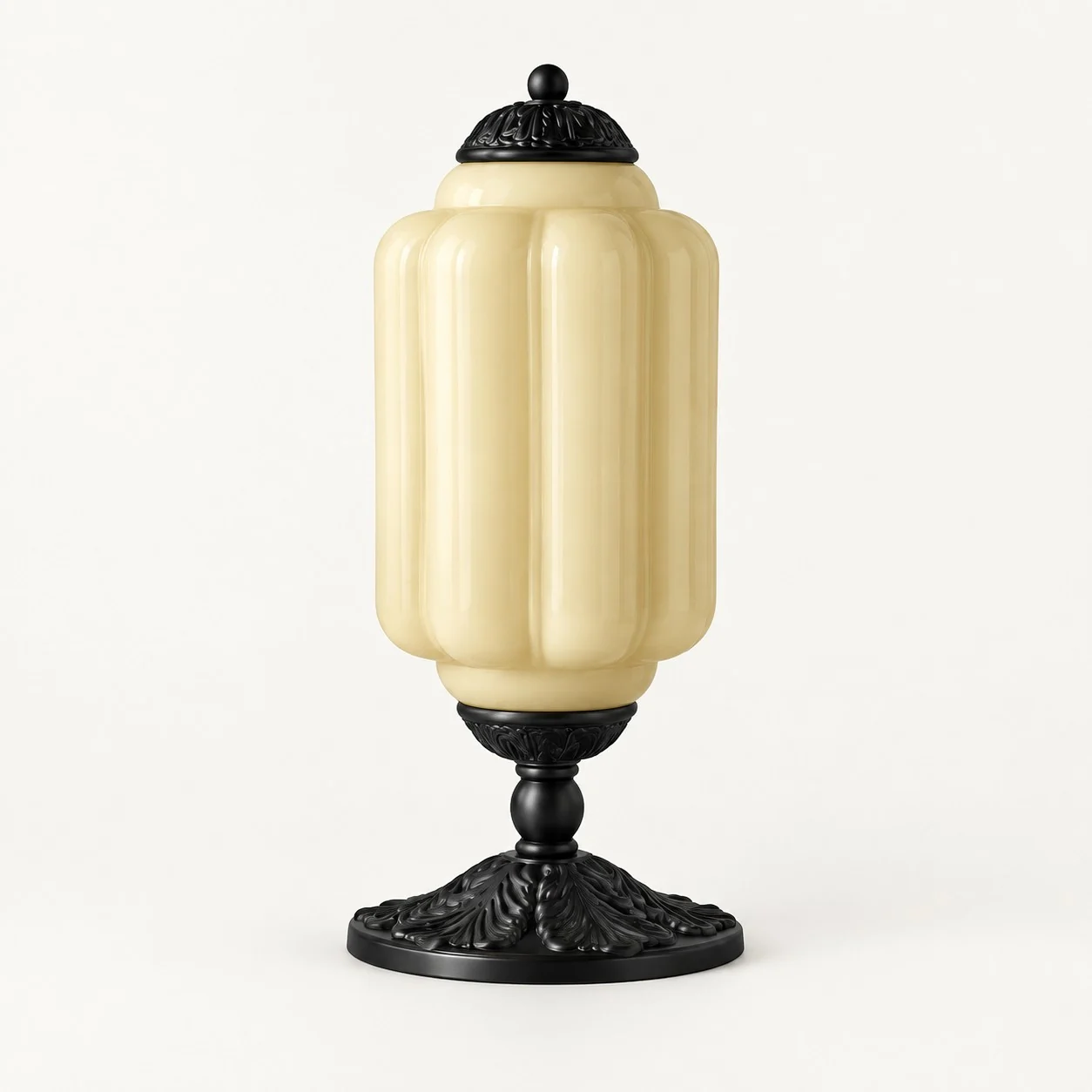 Eloise table lamp — Weiß/Schwarz